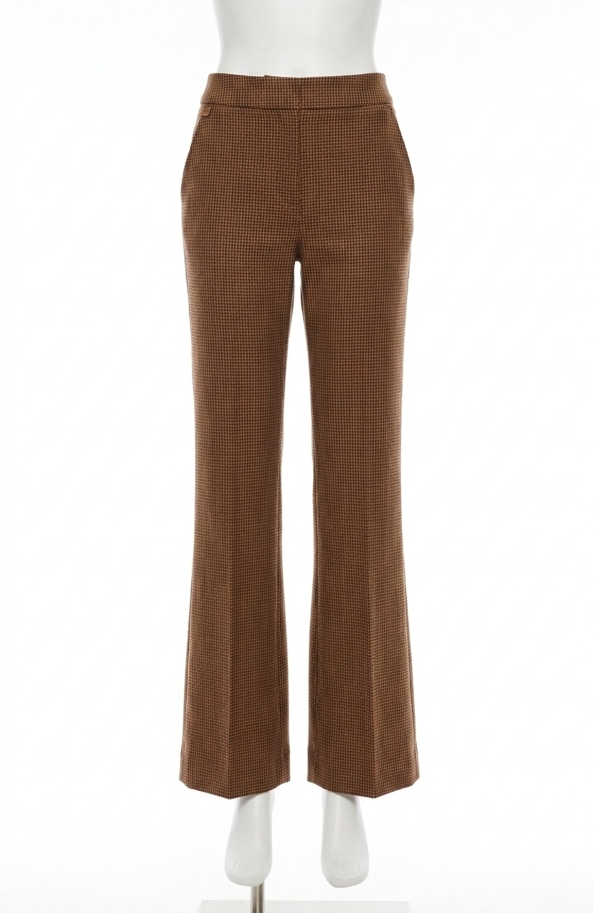 NEW VERONICA BEARD women's flared pants in brown